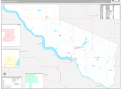 Charles Mix County, SD Digital Map Premium Style